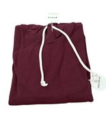 Pact One for All Unisex Organic Cotton Hoodie Sweatshirt Raisin Size Sma... - $46.03 CAD