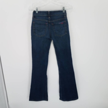 Blue Cult Womens Flare Jeans Pockets Faded Low Rise Dark Wash Denim 25 - £14.00 GBP