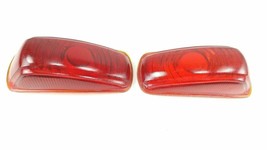 Pair New 1941 Plymouth Glass Tail Light Lamp Lenses - Lynx Eye 369 - B6G11 - £27.17 GBP