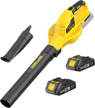 Leaf Blower Cordless, 21V Leaf Blower Cordless With Battery And, 2Pcs Ba... - $1,201.53 MXN
