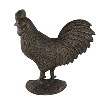 Vintage Rooster Chicken Doorstop Wedge Farmhouse Decor - £19.58 GBP