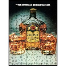 1985 Crown Royal Canadian Whisky Vintage Print Ad Jigsaw Puzzle Pieces Wall Art - $10.97