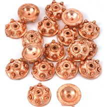 Bali Bead End Caps Copper Plate Beading 9.5mm Approx 20 - £6.18 GBP