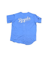 Kansas City Royals MLB Majestic Men&#39;s Cool Base Alt Jersey Powder Blue S... - £46.66 GBP