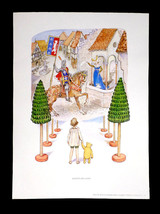 14.25&quot;x10.5&quot; E. Shepard Classic Winnie The Pooh Knights Ladies Christopher Robin - £7.90 GBP