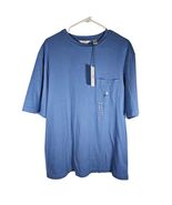 Turnbury Mens TShirt Blue Sailing Size M NWT One Pocket Logo - $366.88 MXN