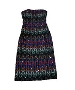 Mike Benet Formals Vintage Disco Strapless Sequin Column Dress - $4,112.53 MXN