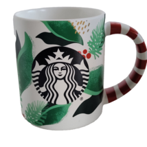 Starbucks Christmas Mug Candy Cane Mistletoe Holiday Coffee Cup 12oz Seasonal - £12.64 GBP