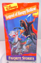  VHS Disney Favorite Stories Legend Of Sleepy Hollow Vintage  1992 Untested - £5.97 GBP