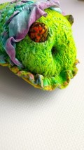 OOAK Toy Alien Green Snail NonRy Felted Wool Fantasy Doll Creatures Art Galaxy - £61.44 GBP