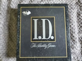 ID The Identity Game 1988 Milton Bradley Vintage TV FILM - COMPLETE - $12.99