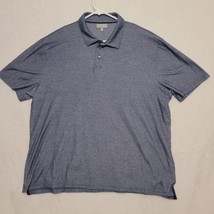 Hickey Freeman Men&#39;s Polo Shirt Size 2Xl XXL Gray Short Sleeve Casual Golf - $26.87