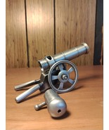 Silver/Pewter Metal Firecracker Cannon - Ezy Load, Ezy Fire Dual Ammo  - $19.95