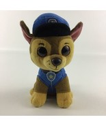 Ty Paw Patrol Rescue Pups Chase Police Dog 6&quot; Plush Stuffed Animal Beani... - £14.03 GBP