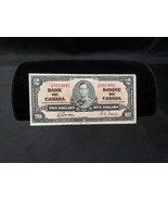 1937 $2 Bank Of Canada Two Dollar Note - Very Fine - $744.29 MXN