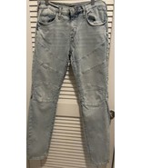 True Religion Men&#39;s Relaxed Skinny Fit Jeans Sz 30 Rocco Moto Stitch Lig... - $54.69 CAD