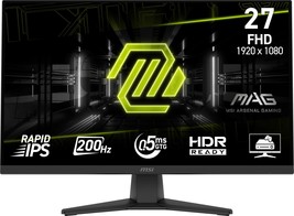 MSI MAG 272F 27-inch 1920 x 1080 (FHD) Gaming Office Monitor, 200Hz, Ada... - $3,451.24 MXN