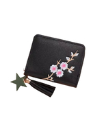 Short Wallet for Women,Cute Flower Zipper Wallet,Credit Card Holder Coin... - $12.99