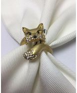 Kate Spade New York So Foxy Fox 12 K Gold Plated Ring Size 8 w/ KS Dust ... - £48.98 GBP