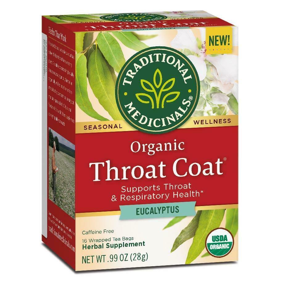 Traditional Medicinals Cold & Flu Tea Throat Coat - $11.58
