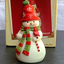 Happy Little Snowman Hallmark Keepsake Christmas Tree Ornament - 2005 - £9.32 GBP