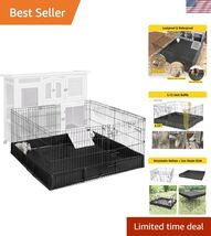 Pet Playpen Guinea Pig Cage Small Animal Rabbit Exercise Pen with Waterp... - $93.91
