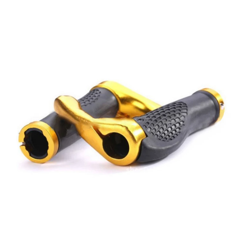 Bike Grips Handlebar End Caps Mountain Bike Grips Aluminum Lo Trek Bike Anti-Sli - £34.66 GBP