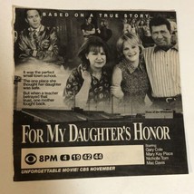 For My Daughter’s Honor Tv Guide Print Ad Gary Cole Mac Davis TPA15 - £4.63 GBP