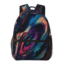 galaxy space school backpack back pack  bookbags   for boys  kids small daypack - £21.62 GBP