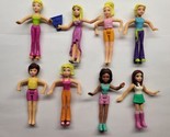 Polly Pocket 4” Dolls Figures Lot Of 8 McDonalds Happy Meal Toys  - £15.76 GBP