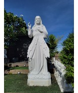 Jesus statue Religious sculpture garden decor marble handmade  - £3,820.47 GBP