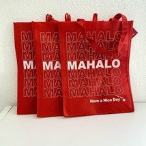 Target Hawaii Exclusive MAHALO Edition Reusable Shopping Bags Lot of 3 GIFT - £19.20 GBP