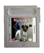 Bo Jackson Game Boy Nintendo Baseball Sports Video Game With Case ELEC - $29.99