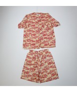 Vtg 70s Streetwear Mens S Country Farmhouse All Over Print 2 Piece Pajam... - $111.15 CAD
