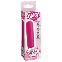 Pipedream OMG! Bullets #Play Rechargeable Silicone Vibrating Bullet Fuchsia - £30.00 GBP