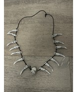 Halloween - Skull and Teeth Necklace - Cannibal - Witch Doctor - Voodoo ... - $16.46 CAD