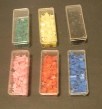 Risk Armies lot of 6 miniature shapes with plastic cases  - £7.13 GBP