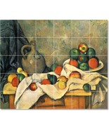 Paul Cezanne Fruit Vegetables Painting Ceramic Tile Mural BTZ22209 - $410.31 CAD+