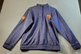 adidas Sweatshirt Mens Medium Purple Polar Bear Club 100% Polyester Long Sleeve - £10.97 GBP