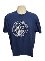 Mercy College New York Student Today Mav Forever Adult Blue XL TShirt - £11.84 GBP