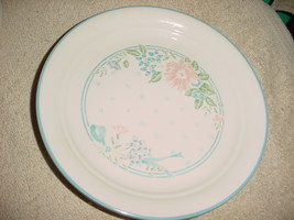 CORELLE SYMPHONY LUNCH / SALAD PLATES 8.5 INCH X 4 GENTLY USED FREE USA ... - £22.41 GBP