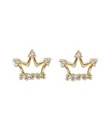 New Crown Crystal Stud Earrings - $7.50