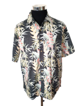 Cooke Street Island Casual Shirt Men&#39;s Size Large Hawaiian Multicolor Tropical - £13.18 GBP