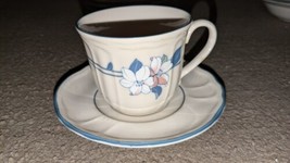 Epoch Apple Blossom  Cup &amp; Saucer 116636 - $15.79