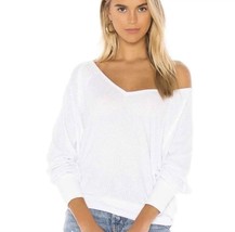 Free People Santa Clara Thermal Shirt White Size XS New - £34.73 GBP