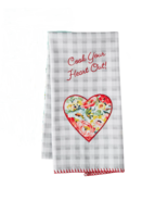 Pioneer Woman Cook Your Heart Out 1-Piece Kitchen Dish Towel Sweet Roman... - £7.29 GBP