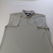 Columbia Omni Wick Men's Gray Pullover Polo Shirt Size Large Short Sleeve Solid image 8