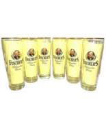 6 Fischer´s Erdinger Stiftungsbrau Erding 0.4L German Beer Glasses - $49.95