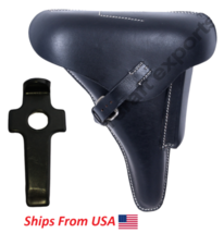 WWII German P08 Luger Pistol Holster - Black with Takedown Tools (Black) - $27.47