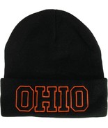 Ohio Cuffed Winter Knit Beanie Toboggan Hat (Black/Red) - €12,84 EUR Ohio Cuffed Winter Knit Beanie Toboggan Hat (Black/Red) - €12,84 EUR